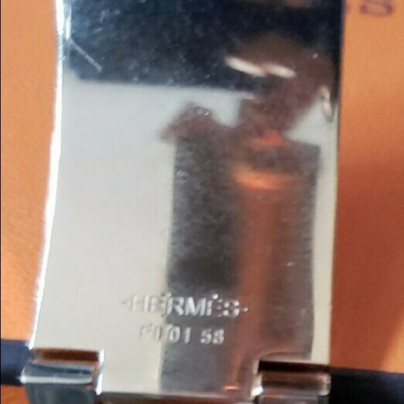 Hermes Clic Clac H Bracelet Blue Indigo GM - Picture 4 of 7